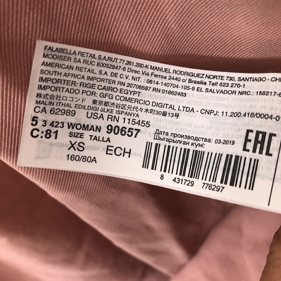 MNG by MANGO Minimalist Pink Maxi Dress Sz 2 - Picture 12 of 14